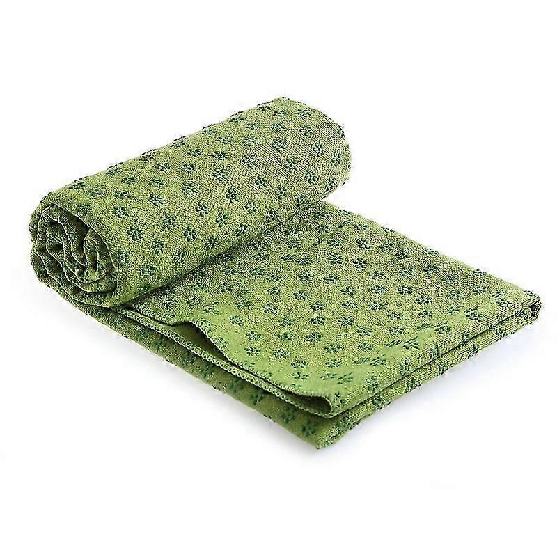 Thick Exercise Mat with Microfiber Towel Throw Blanket for Gym
