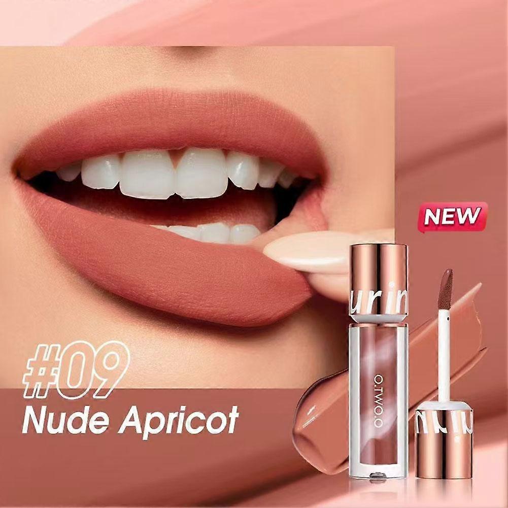 Lip Tint Matte Lipstick Μακράς Διάρκειας Αδιάβροχο Βελούδο Nude Lip Gloss Αντικολλητικό