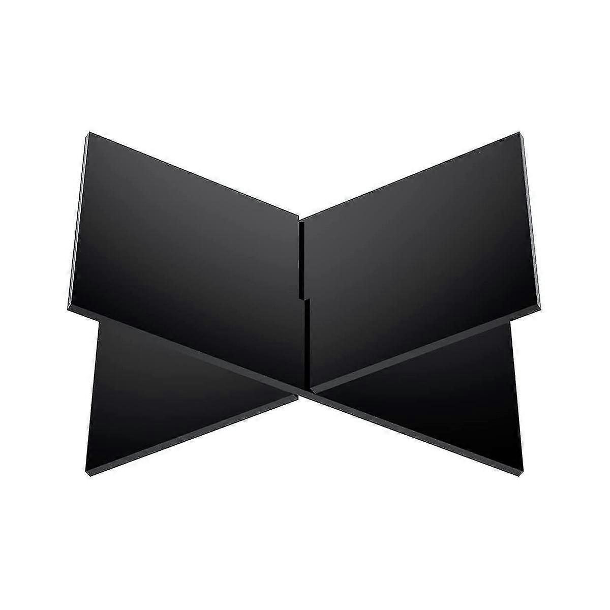 Akryl bogholder X-formet displaystativ til kogebog, opskriftsmenu, magasiner, historiebogsholder til