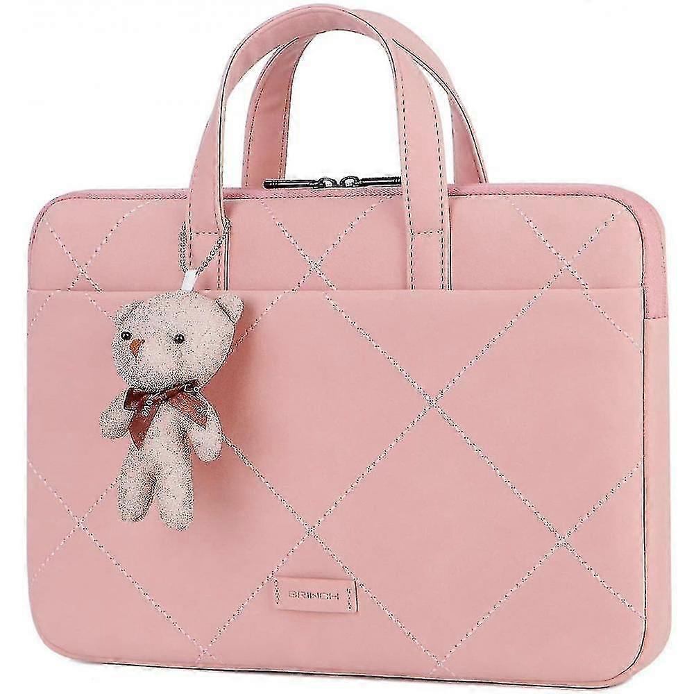 (Pink) (15.6") Polyester Sleeve Briefcase