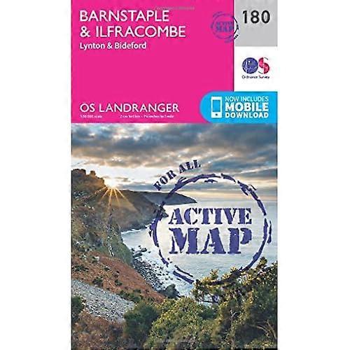 Barnstaple & Ilfracombe, Lynton & Bideford (OS Landranger Map)