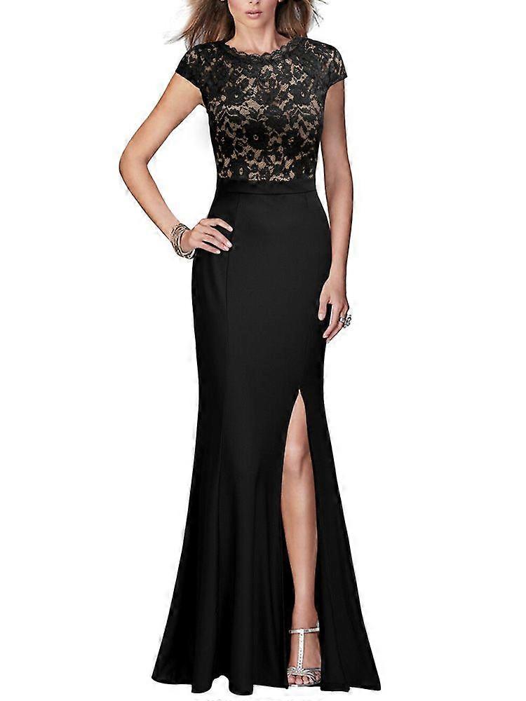 النساء الرباط أعلى شق الزفاف ضيف الأم من العروس حزب كوكتيل مساء حفلة موسيقية ثوب ماكسي رسمي طويل اللباس