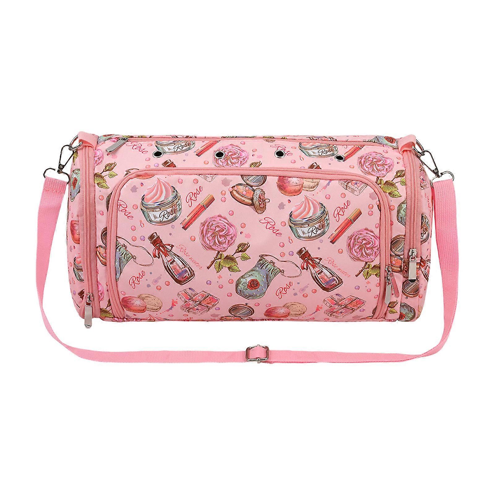 Viaggio Crochet Craft Project Bag per uncinetto accessori per maglieria borsa per maglieria con tracolla regolabile