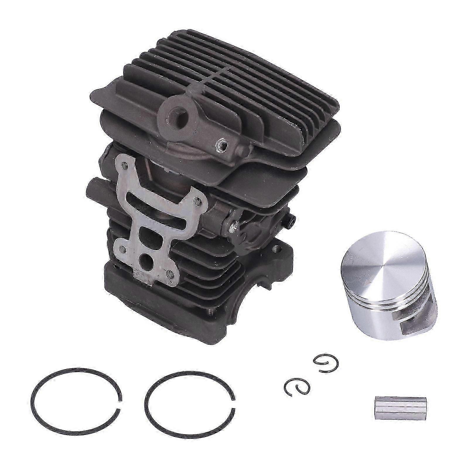 38mm Cylinder Piston Kit Replacement For Chainsaw Engine With End Rings Clips And Pin Accessories