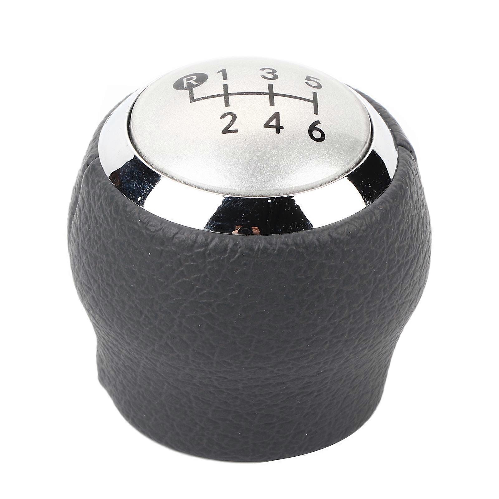 Car 6 Speed Gear Shift Lever Knob Head for Corolla 1.8MT YARIS AURIS AYGO,Black