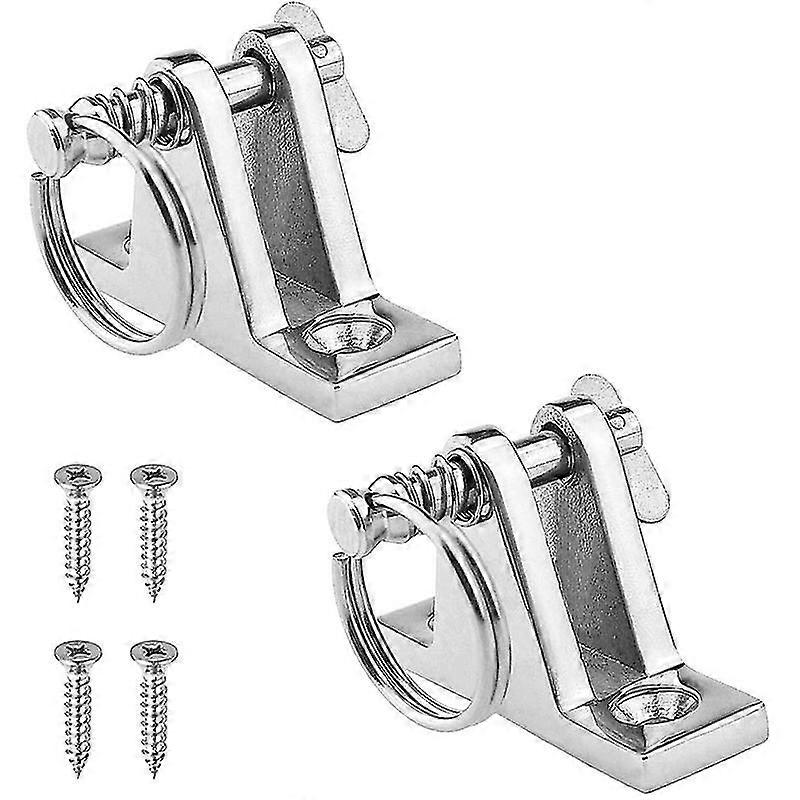 2 Pack Bimini Top 90deck Hinge With Removable Pin Marine Hinge Mount Bimini Top Fitting Hardware 3