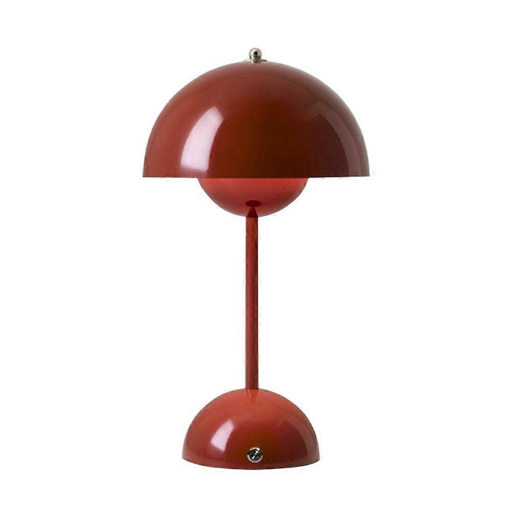 Top Touch Switch LED bordlampe oppladbar nordisk blomsterknopp sopp design stue soverom innredning skrivebord nattbord lampe