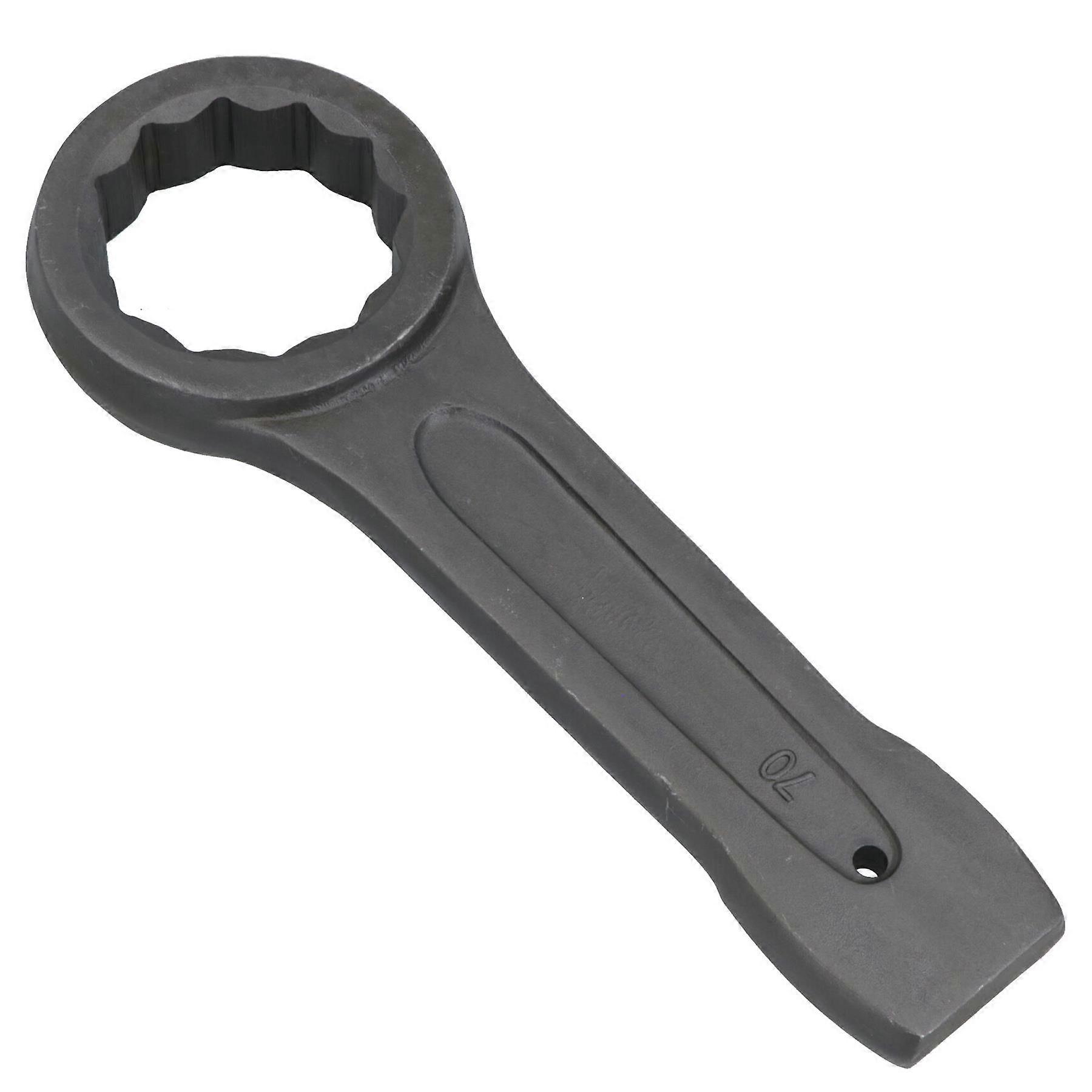 70mm Slogging Box End Striking Ring Wrench Spanner Bi-Hex 12 Sided Metric
