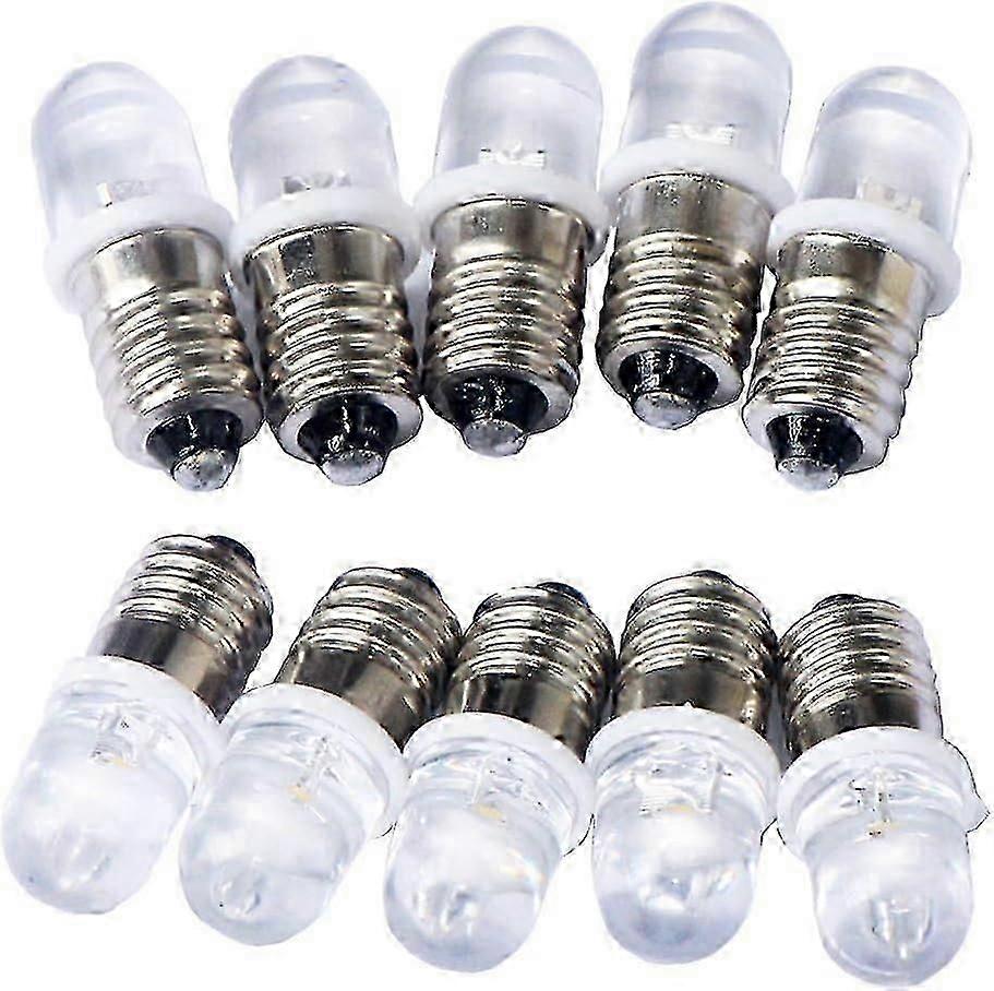 10pcs E10 12V Spot LED Bulb Lamps Warm White