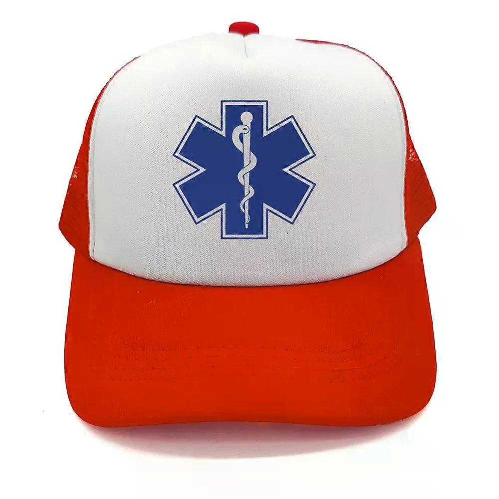 Medic Ems Emt Paramedic Trucker Cap Men Funny Hat Baseball Cap Unisex Mesh Net Caps MZ-177