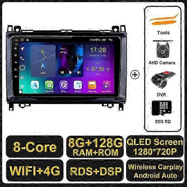 Android 11 For Mercedes Benz B200 Sprinter W906 W639 AB Class W169 W245 Car Radio Stereo Multimedia Navigation GPS Video Player