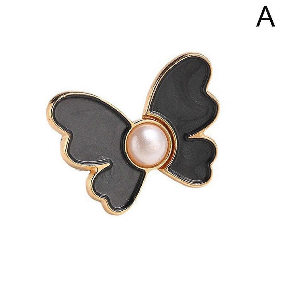 Black (A)$Butterfly waist buckle buckle removable no nail no seam waist button jeans waistline change big waist artifact
