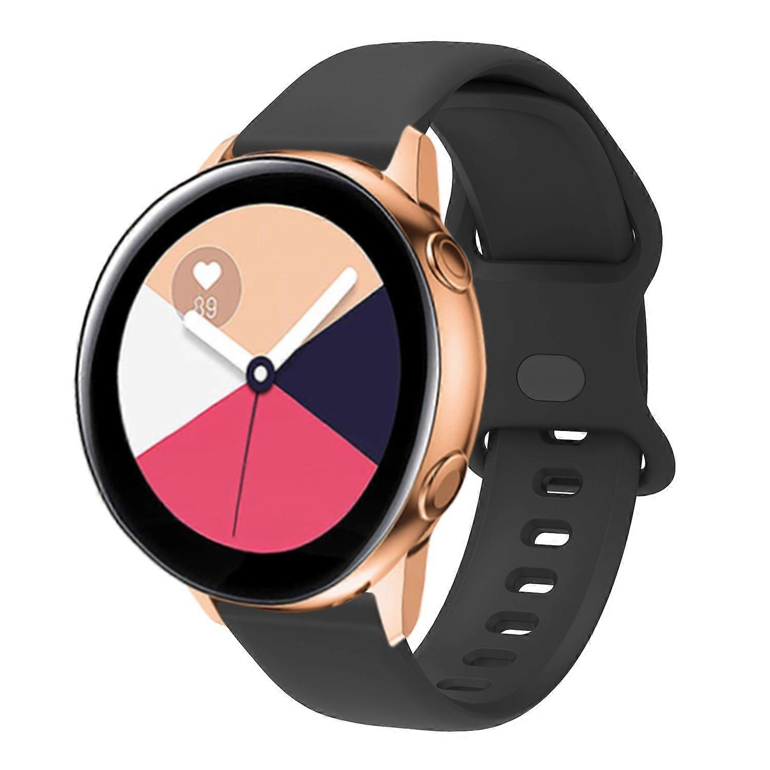 For Huawei Watch 2 Internal Reverse Buckle Silicone Watch Band, Size:20mm