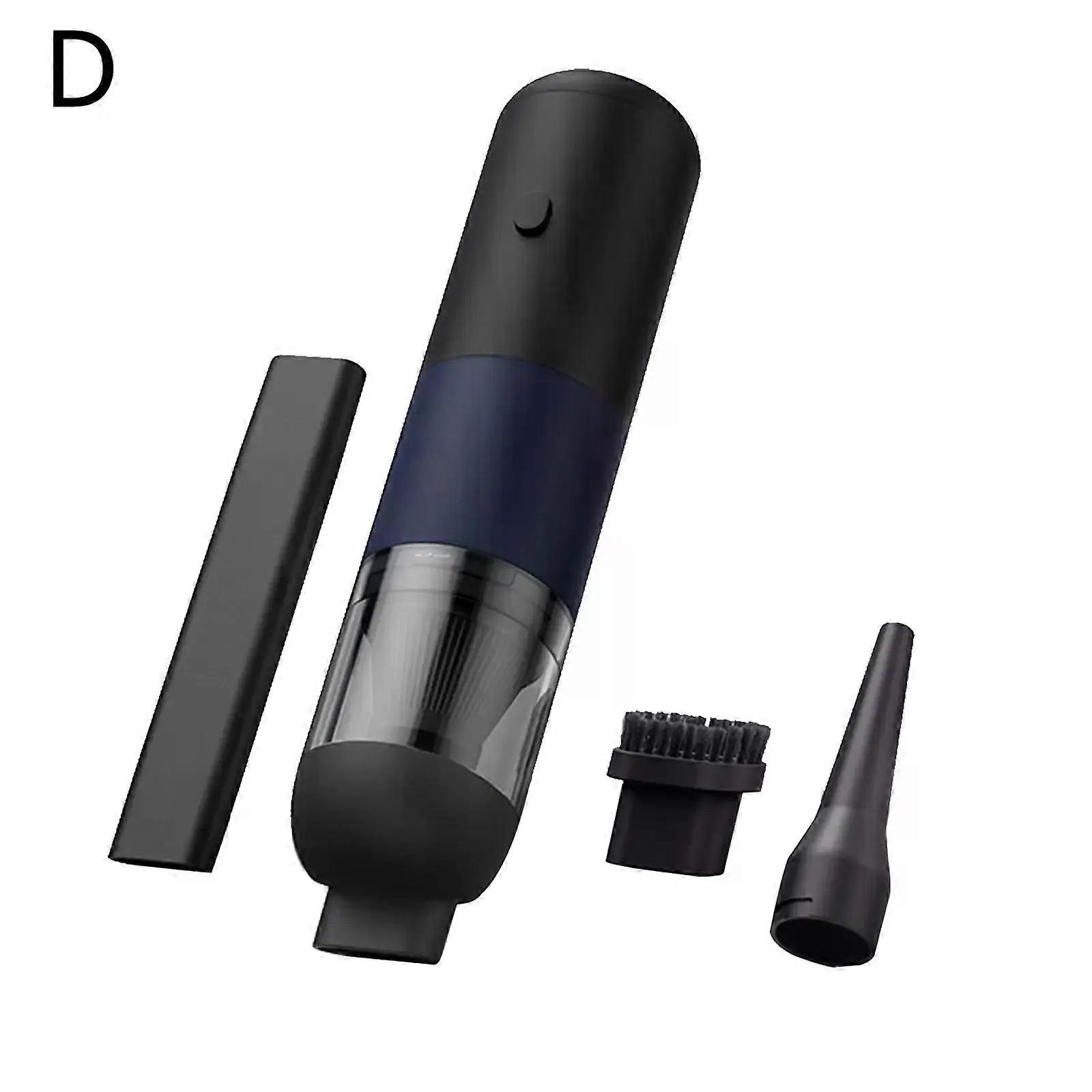 Cordless Car Vacuum Cleaner For Car Mini Type-C Charging Suction Cleaners Portable Handheld Home Desk Wireless Vacuum Clean O2C5