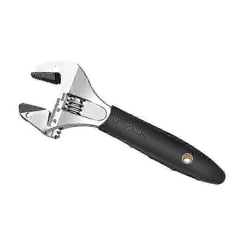 Ratchet Adjustable Wrench Self-tightening Adjustable Wrench Multi-function Large Opening Bathroom Wrench 10 Inches