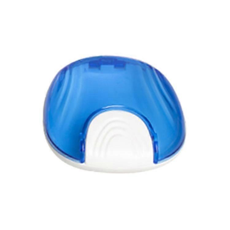 Orthodontic storage box for dentures or braces - blue