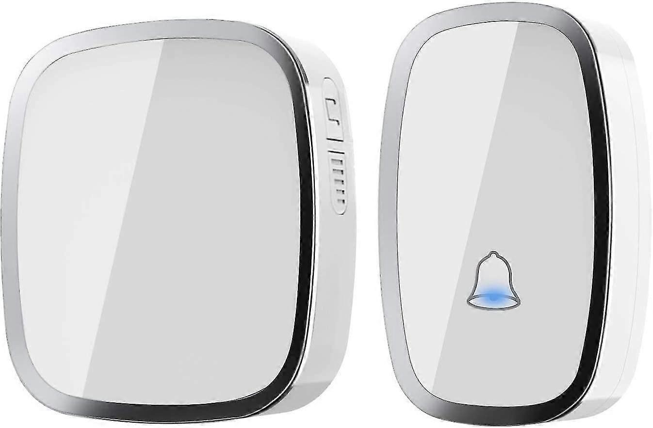 Door Bell,wireless Waterproof 300 Meters Range Chime Kit With Led Flash And 36 Ringtones 4 Level Volumes