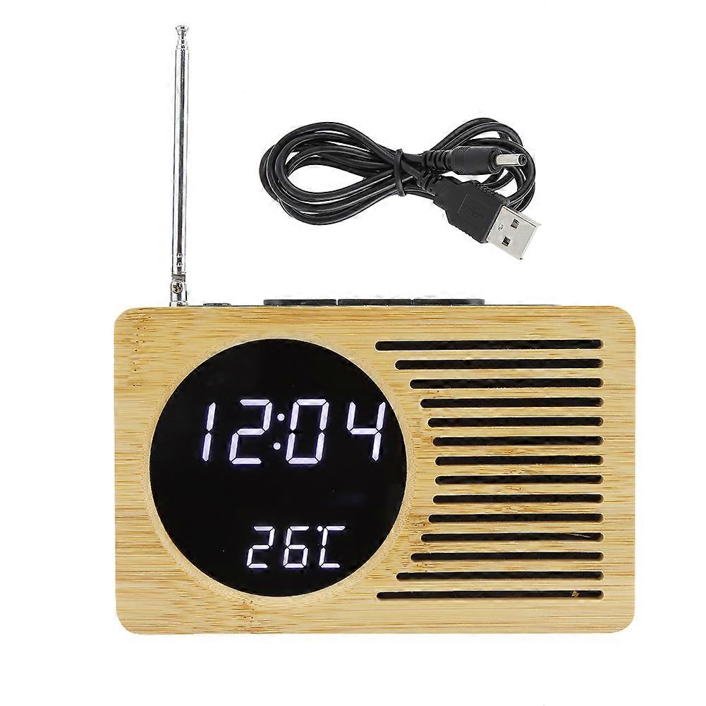 Innovative Alarm Clock with FM Radio, Personalized Audio Experience for Your Daily Routine at Home and Office