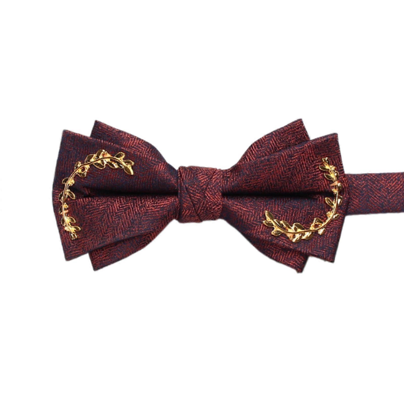 Stylish Men's BowTie Pre-Tied Tuxedo Bowties Adjustable Bowtie for Men Adjustable Tuxedo Bowties Accessories 009