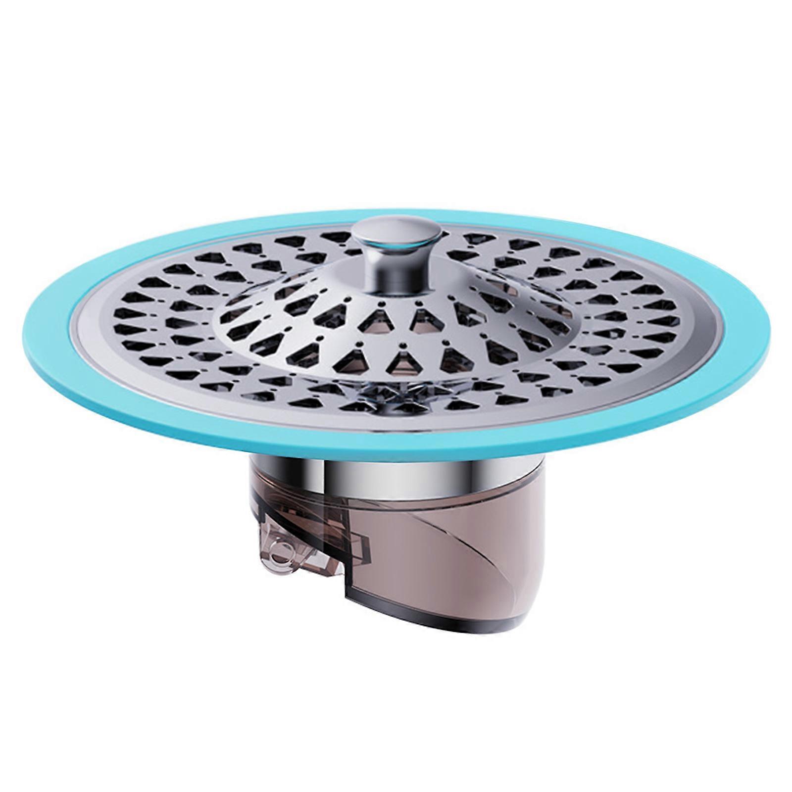Efficient Floor Drain not Backflow Drainage Drainage Solution Simple Installation Excellent for Bathroom & Shower Use sapphire blue