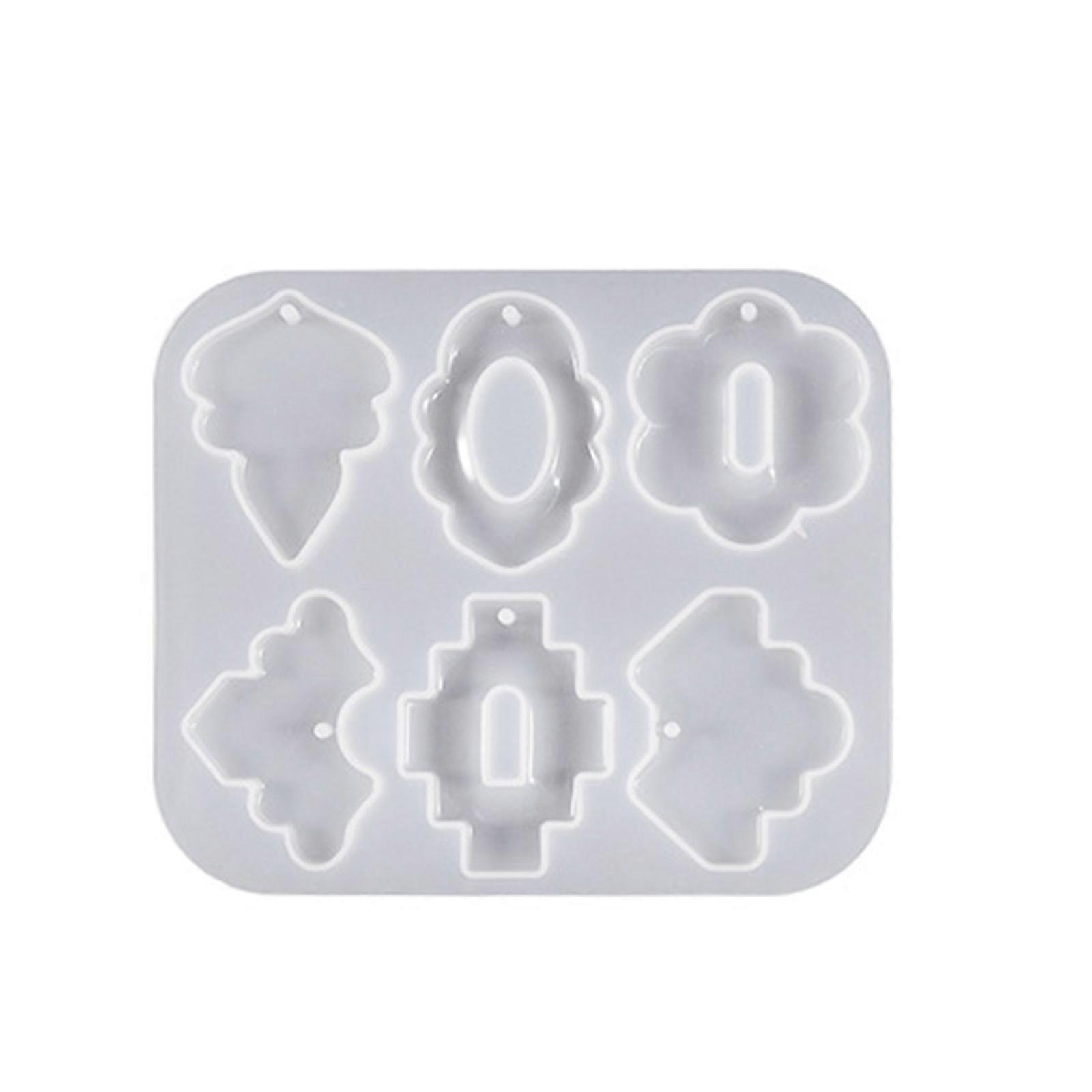 Personalized Earring Pendant Creating Silicone Mold Unique Resin Accessory Pendant Crafting Moulds for DIY Enthusiasts