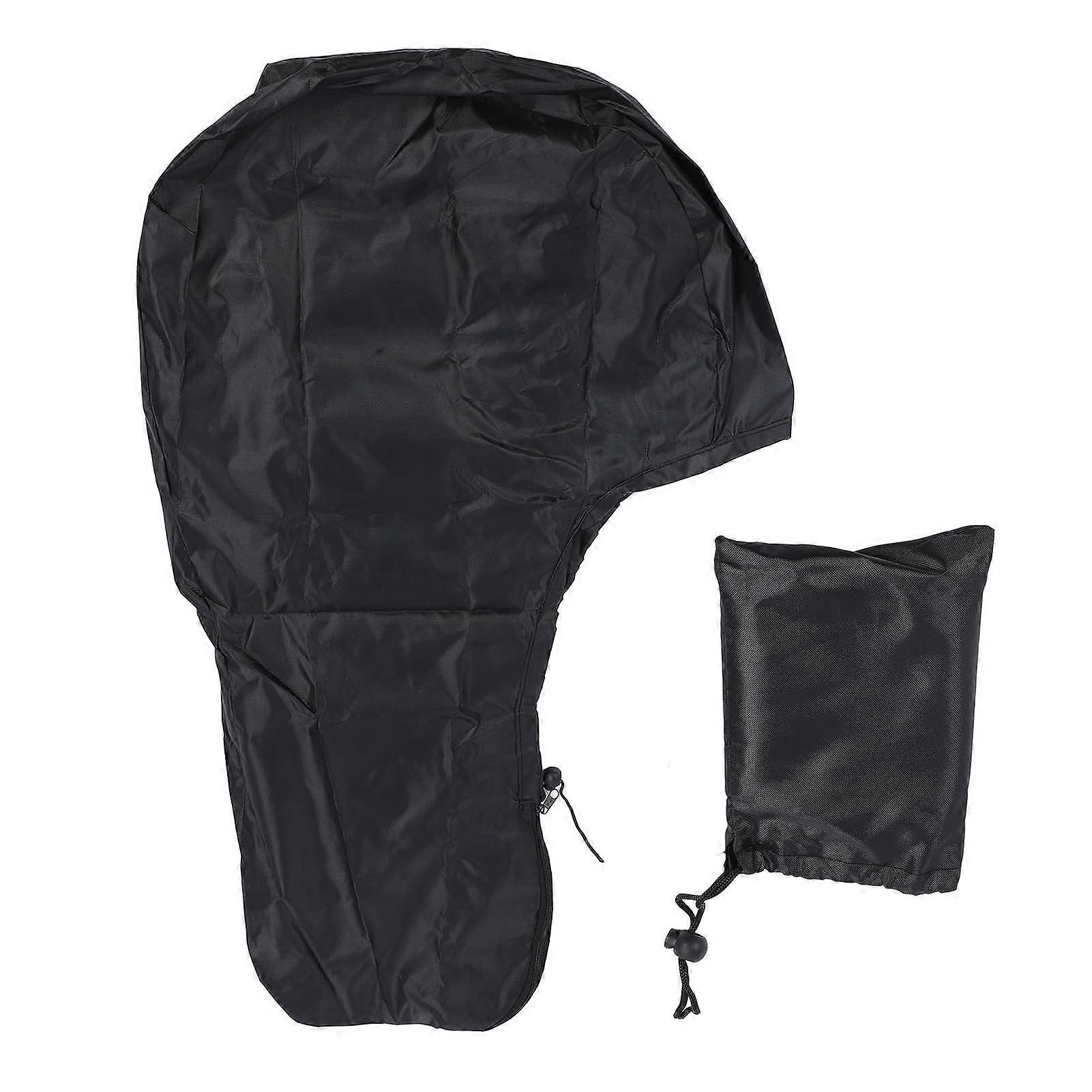 Waterproof Windproof Polyester Outboard Motor Cover with Storage Bag for 15-20 HP