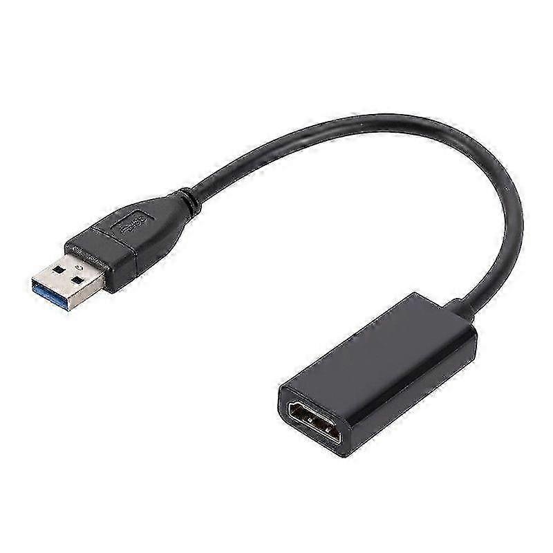 محول USB 3.0 إلى HDMI متوافق مع HD 1080P محول USB إلى HDMI Thunderbolt كابل محول صوت وفيديو خارجي لأجهزة الكمبيوتر المحمولة وأجهزة الكمبيوتر المحمولة وأجهزة الكمبيوتر المحمولة وأجهزة سامسونج وأجهزة هواوي