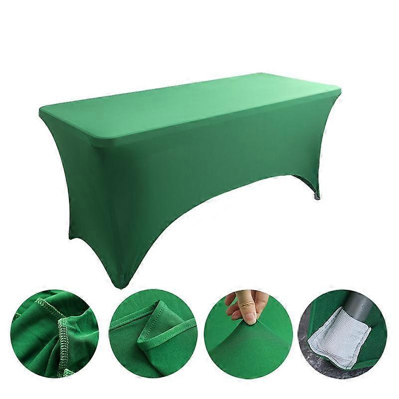 Rectangular Elastic Table Cover Hotel Restaurant Wedding Banquet Party Long Table Decoration Tablecloth
