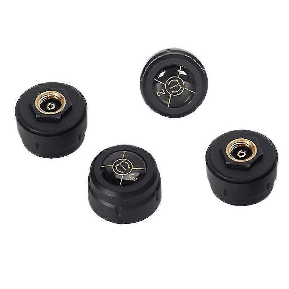 Android- og iOS-kompatibelt 8.0 Bar dekktrykkovervåkingssystem med Bluetooth 5.0 bil TPMS-alarmsensor
