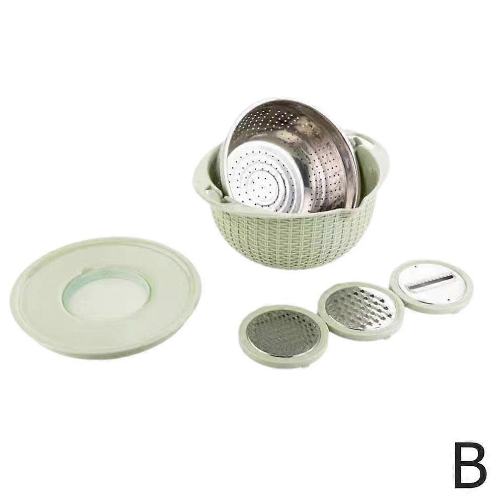 Dørslag i rustfrit stål med Plastskål - 4-1 Foderfiltre