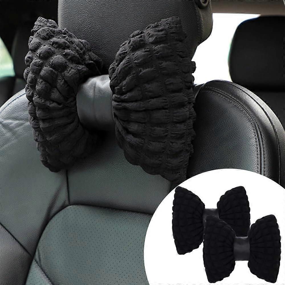 Neck pillow for the car 2pcs fixed for all vehicles can be breathable suitable office soft support