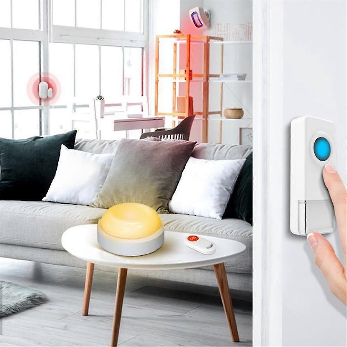 Mailbox Alarm Mail Chime Notification System-Mail Alarm 800 Ft Long Range Wireless Mailbox Alert with LED Light Flashing