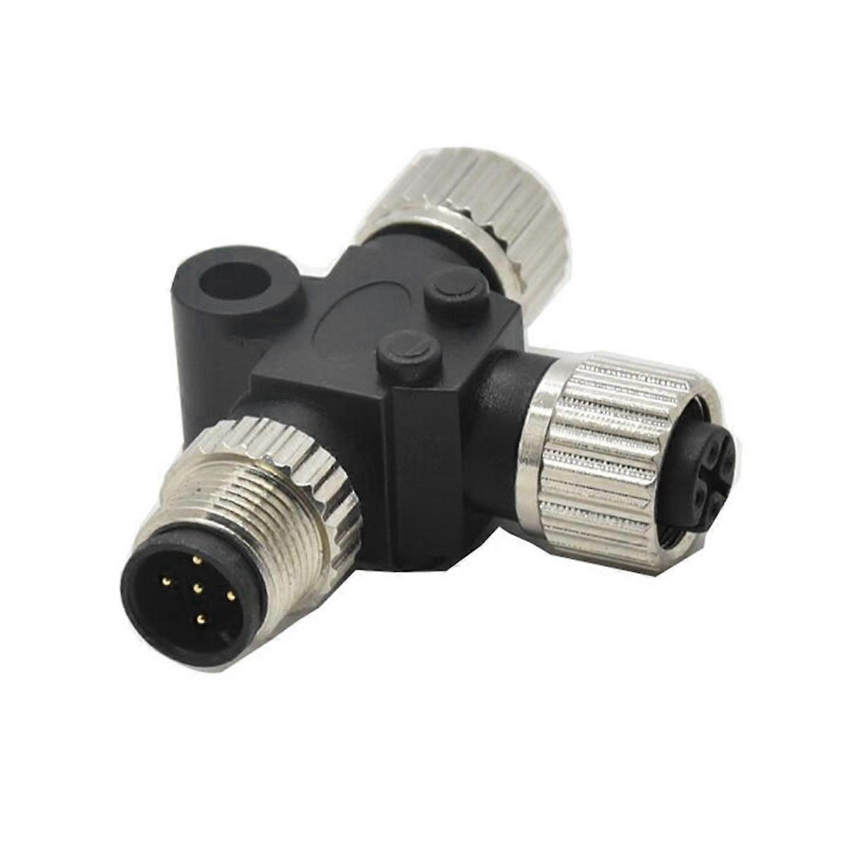 For NMEA 2000 3 Port Multiport T Connector Kit Silver Edge 3 Way Adapter for Boat Marine Accessorie