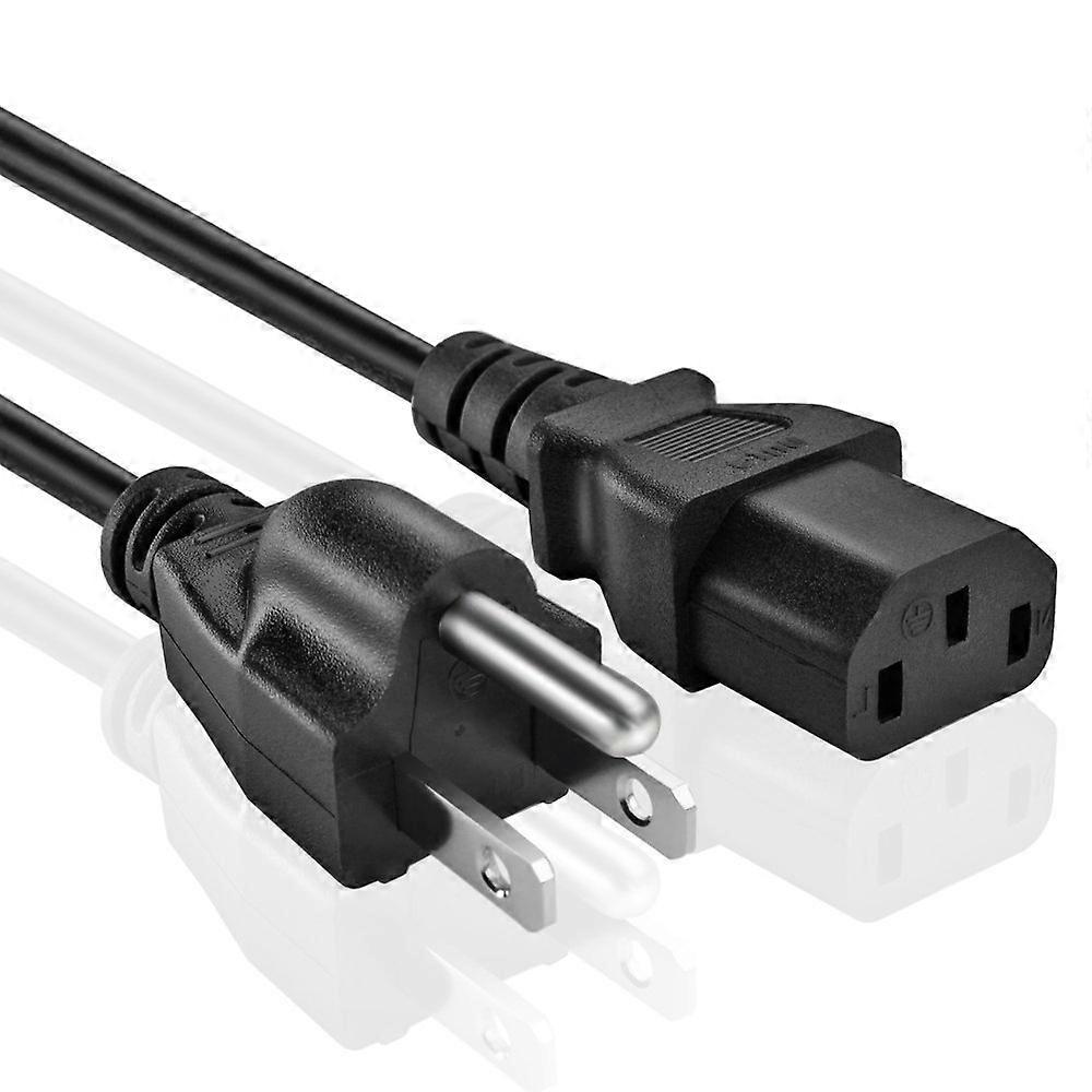 15 Feet AC Power Cord for ASUS VE278Q Monitor, 3 Prong, Heavy Duty, Replacement Power Cable, Universal Compatibility