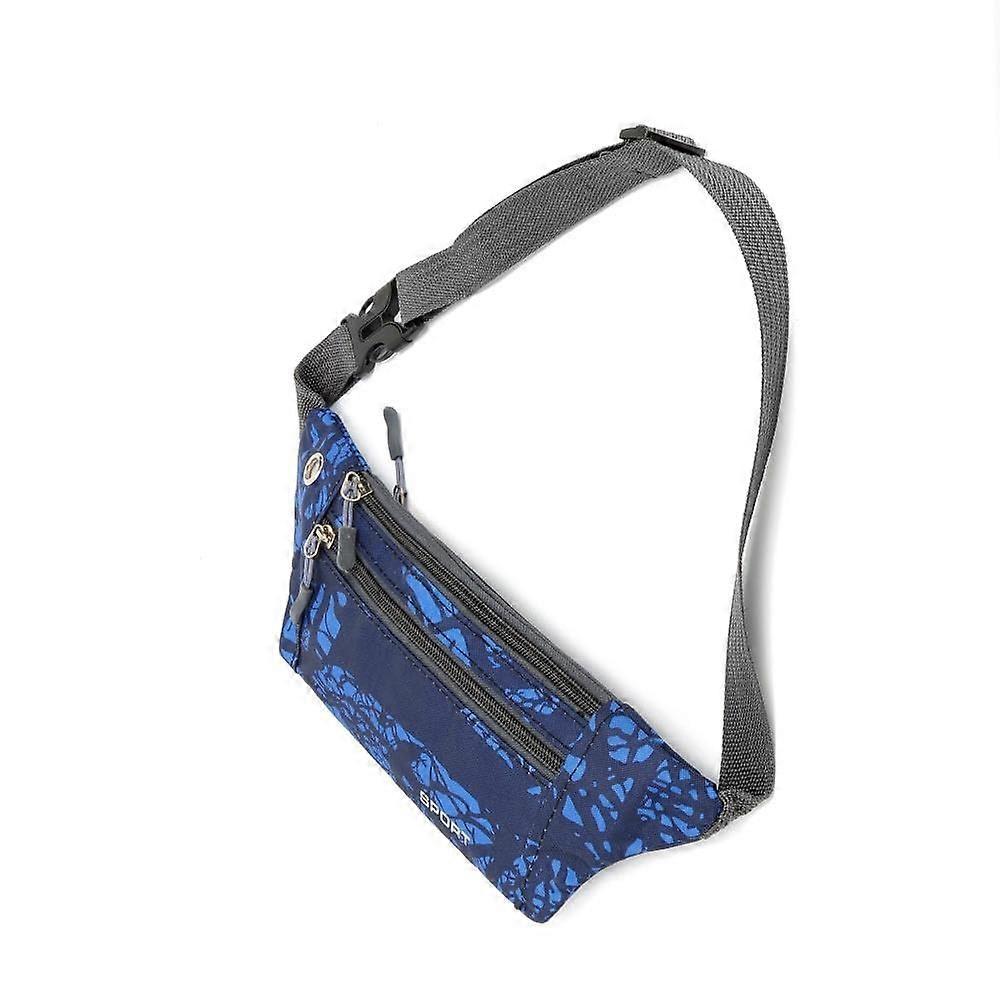 Sports Waist Packs with Adjustable Strap for Running and Walking Outdoors,Blue