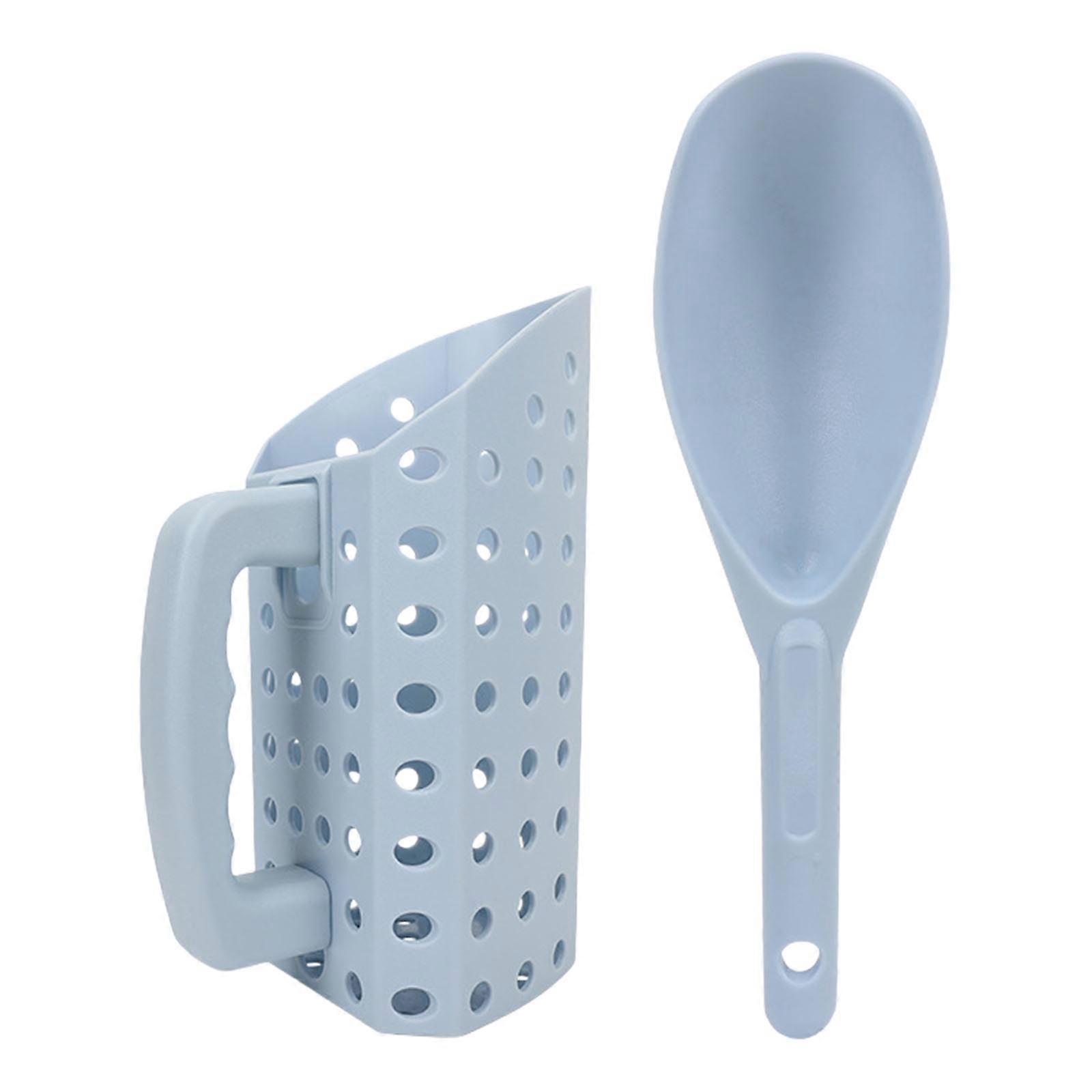 Multiuse Sand Sifter And Shovel Set For Efficient Detection and Beach Sand Play Outdoor Activity Hunting Accessories Blue