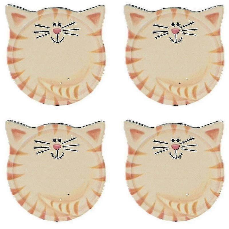 Coasters For Drinks Absorbent,cat Shaped Ceramic Coasters Ideas For Cat--
