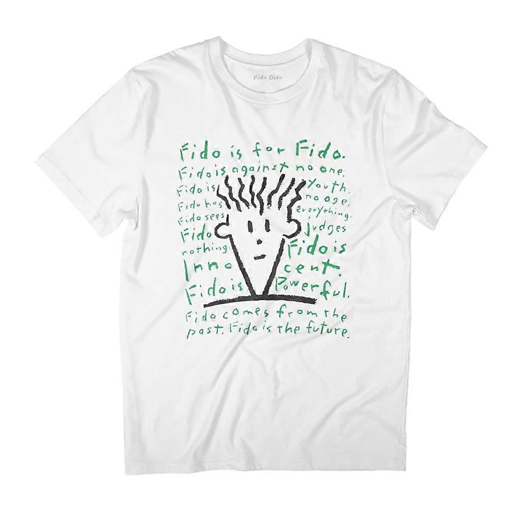 Fido Dido Green Text Men's T-Shirt