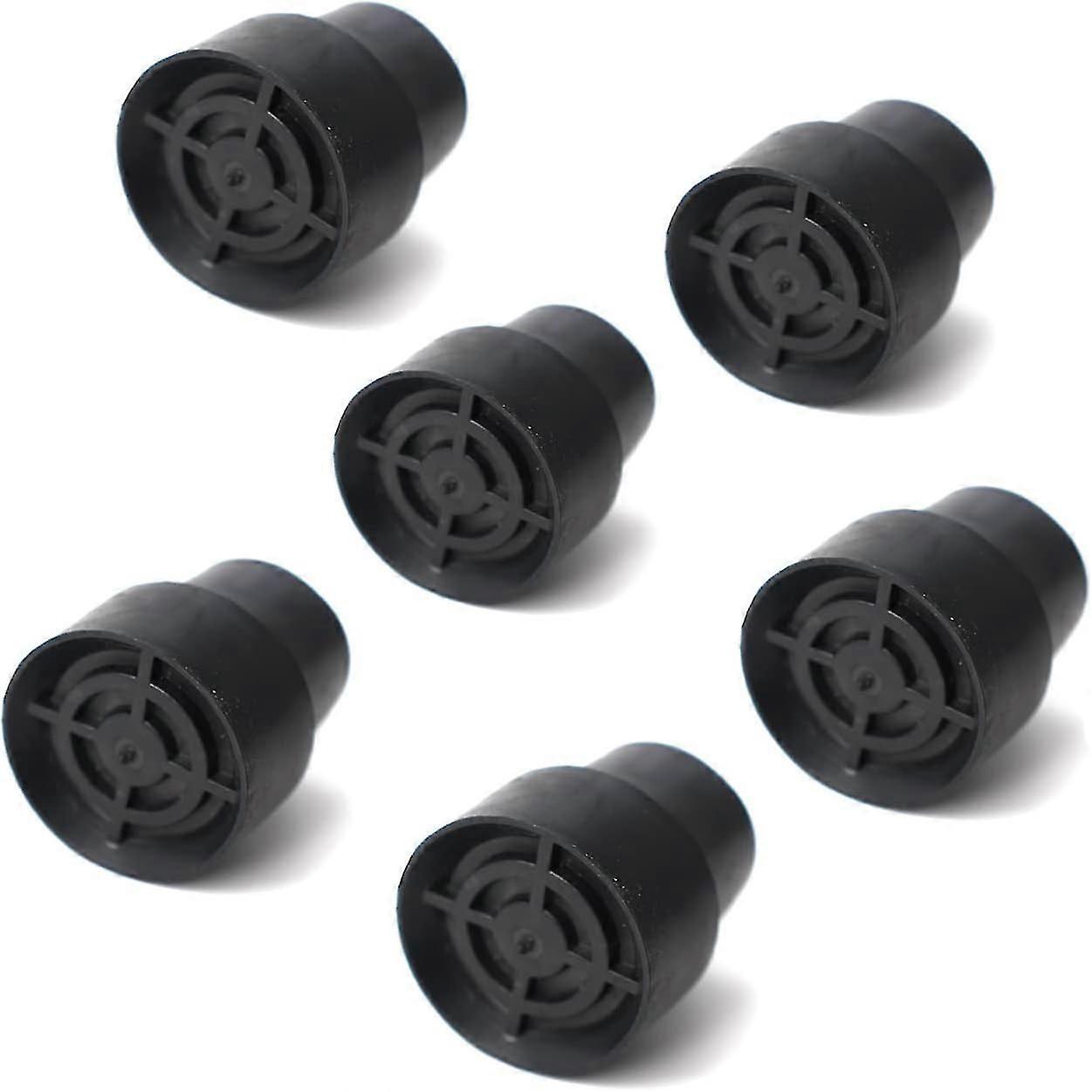 Replacement Mini Trampoline Leg Covers Spiked Floor Pads For Mini Trampoline Black (4-Pack)