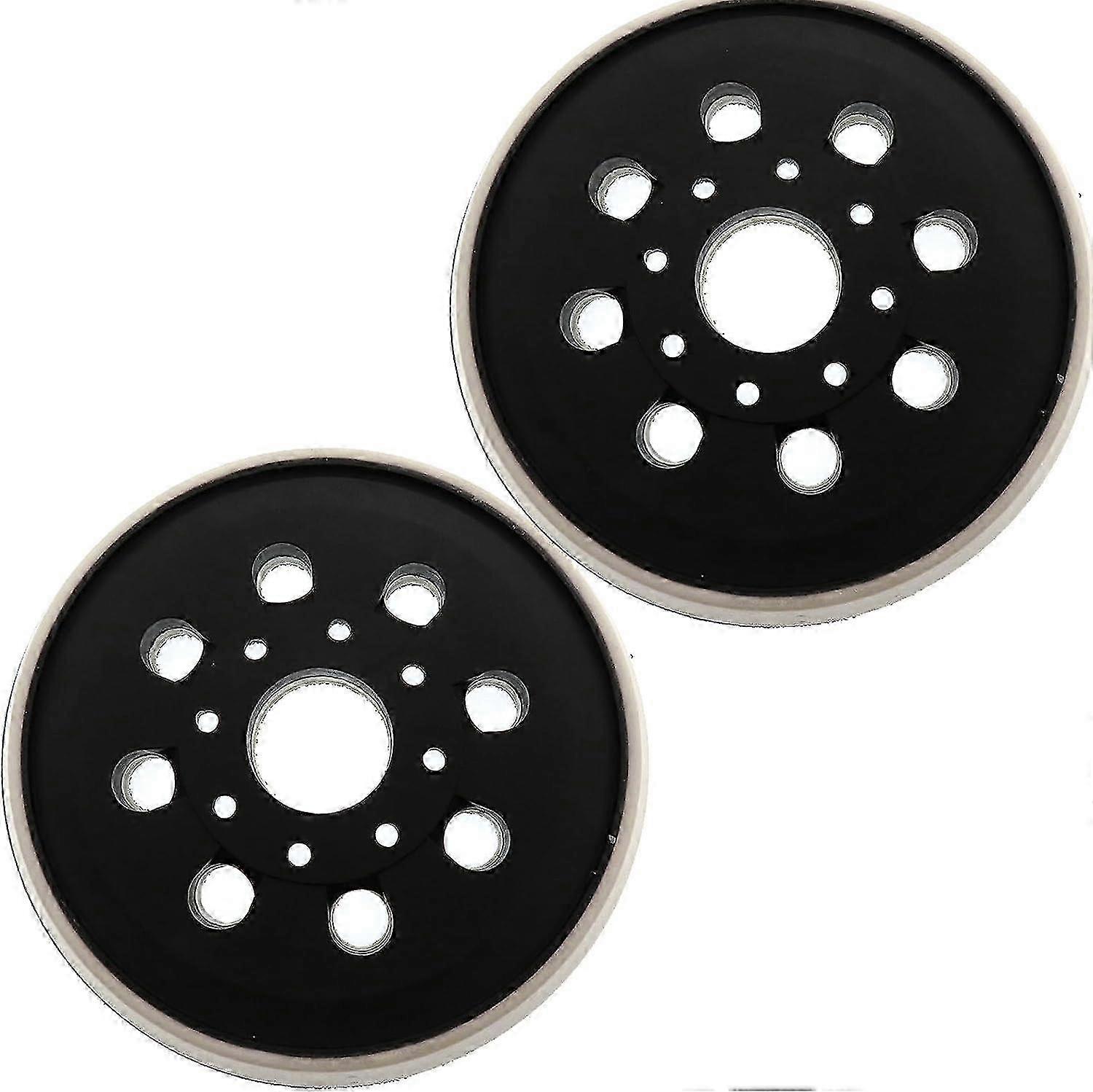 8 Hole Hook and Loop Sanding Pads 2PCS 123mm Sanding Discs, 5 Inch for Random Orbital Sander, GEX125-1A, PEX 220A, PEX 220AE
