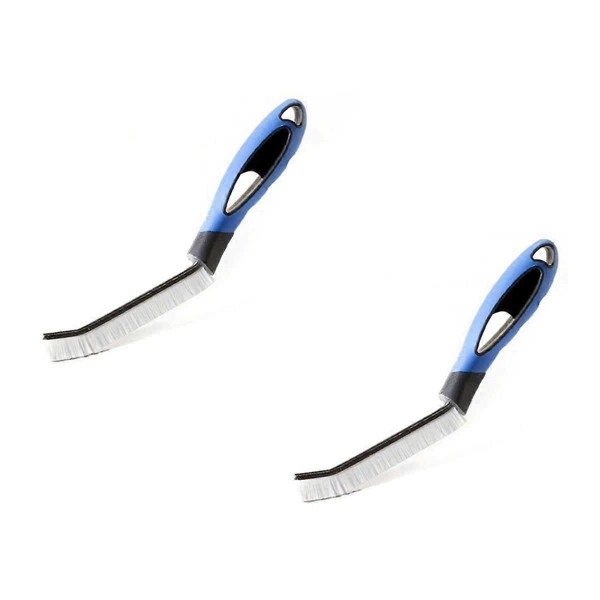 2Pcs Space Cleaning Brush for All-Round Home Cleaning Tool in Bathtub