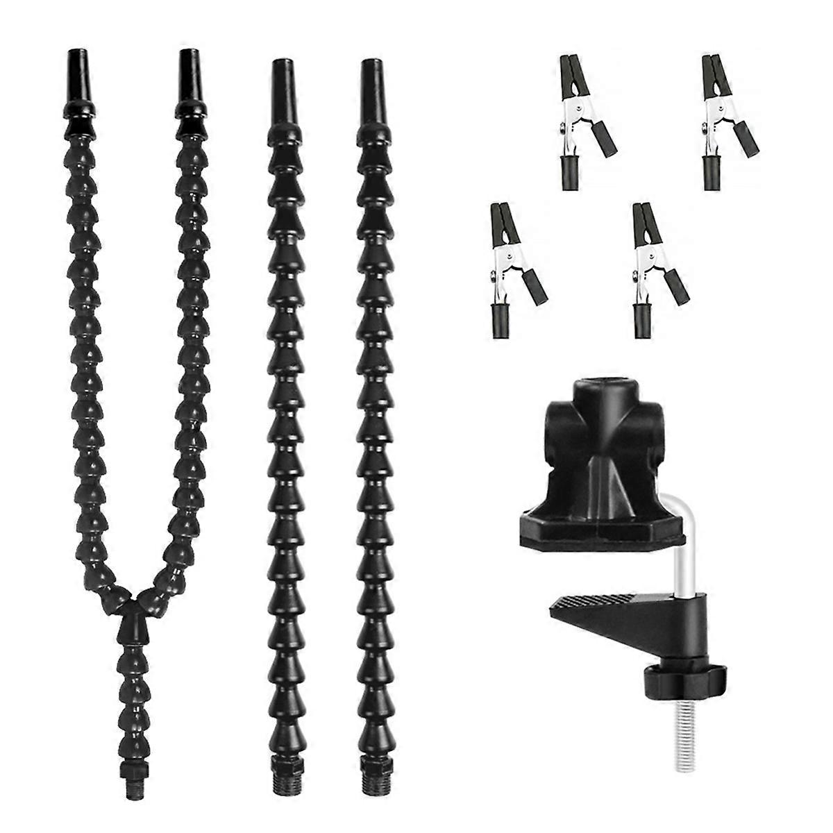 Helping Hands Soldering, Third Hand PCB Circuit Board Holder Flexible Arms with Desk Clamp Base for