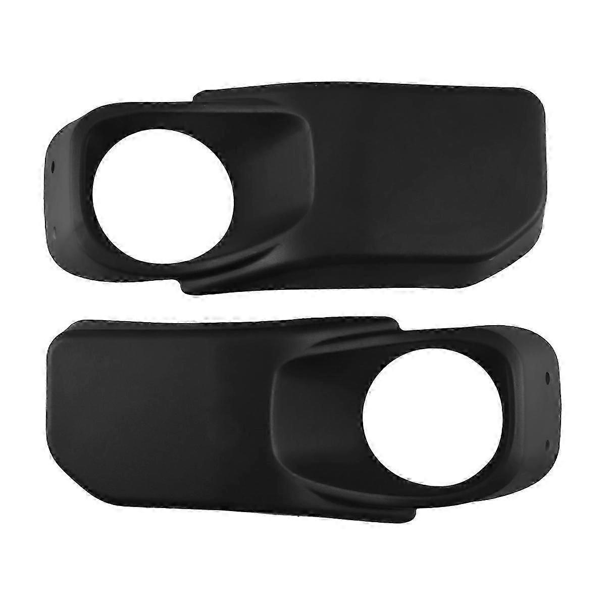 for Jeep Wrangler 2013-2017 Front Left + Right Bumper Fog Lamp Covers