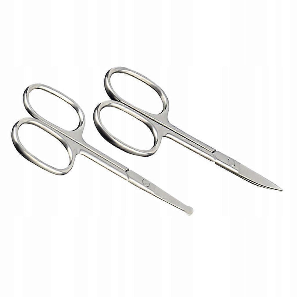 Set Of 2 Mustache And Nose Beard Hair Removal Scissors