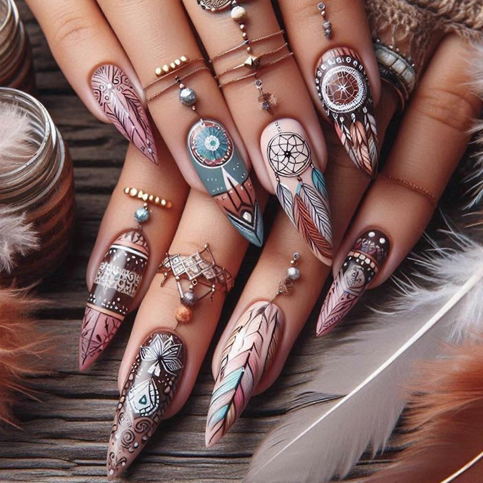 ネイルを押す、ネイルの偽のネイルの貼り付けの接着剤 偽のネイルアクリルネイルDIYネイルアートデザインのための人工の偽の釘