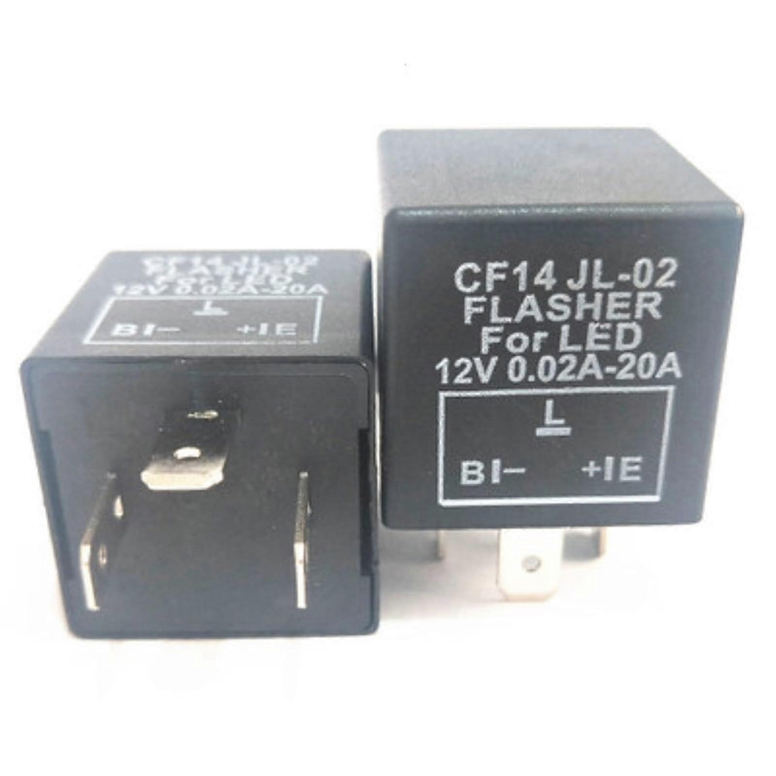 10Pcs CF14 JL Relay Automobile and Motorcycle 3PIN Electronic Flash Relay 12V 10A