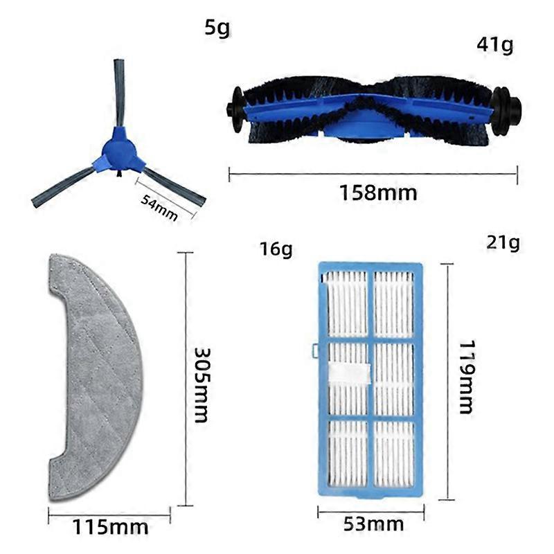 For D5 Series Robot Vacuum Cleaner Replacement Parts