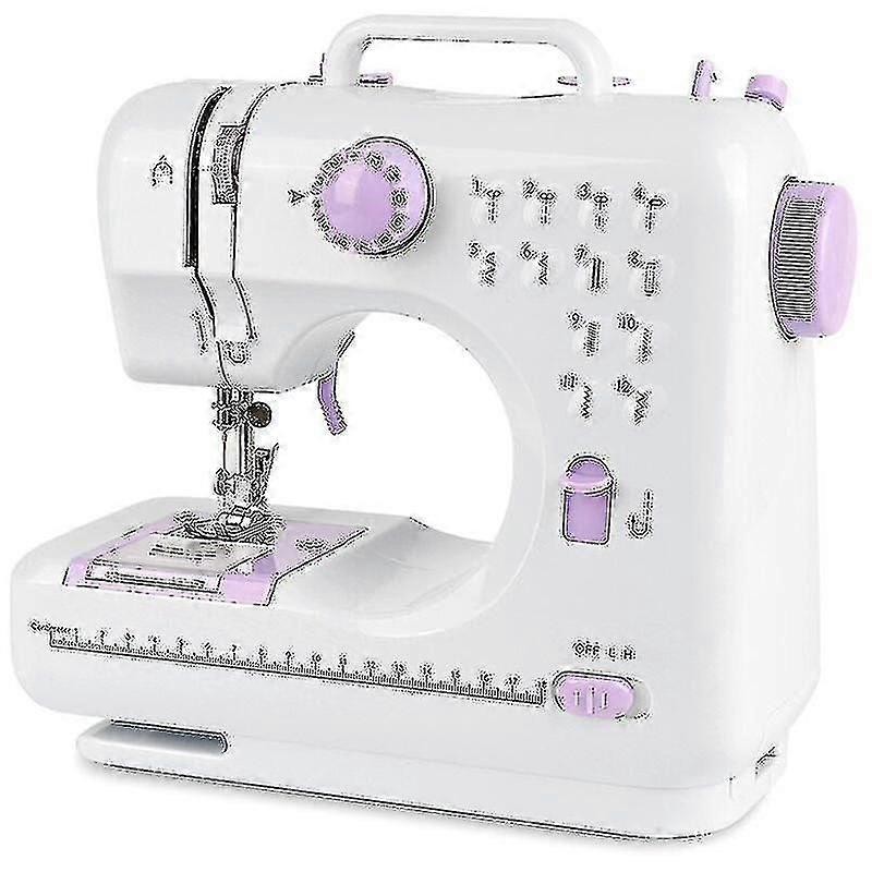 Machine à coudre 12-aiguille portable réglable multifonction filetage et bobine à deux vitesses bobine pied pe