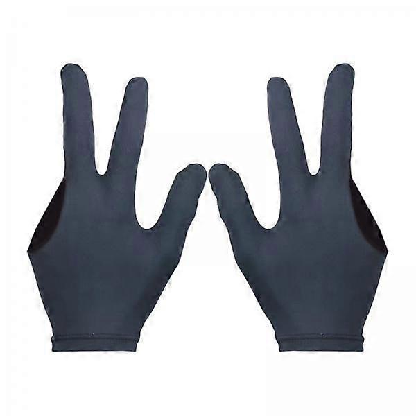 3x 2Pcs Billiard Gloves Three Fingers Gloves for Billiards Playing Enthusiasts