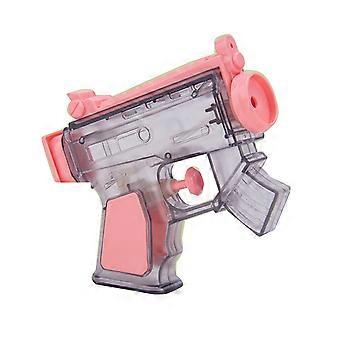Water Pistol Gun for Kids Squirt Guns Long-Range Shooting Press Action Blasters Water Toy for Outdoor Pool Beach Party  transparent yellow